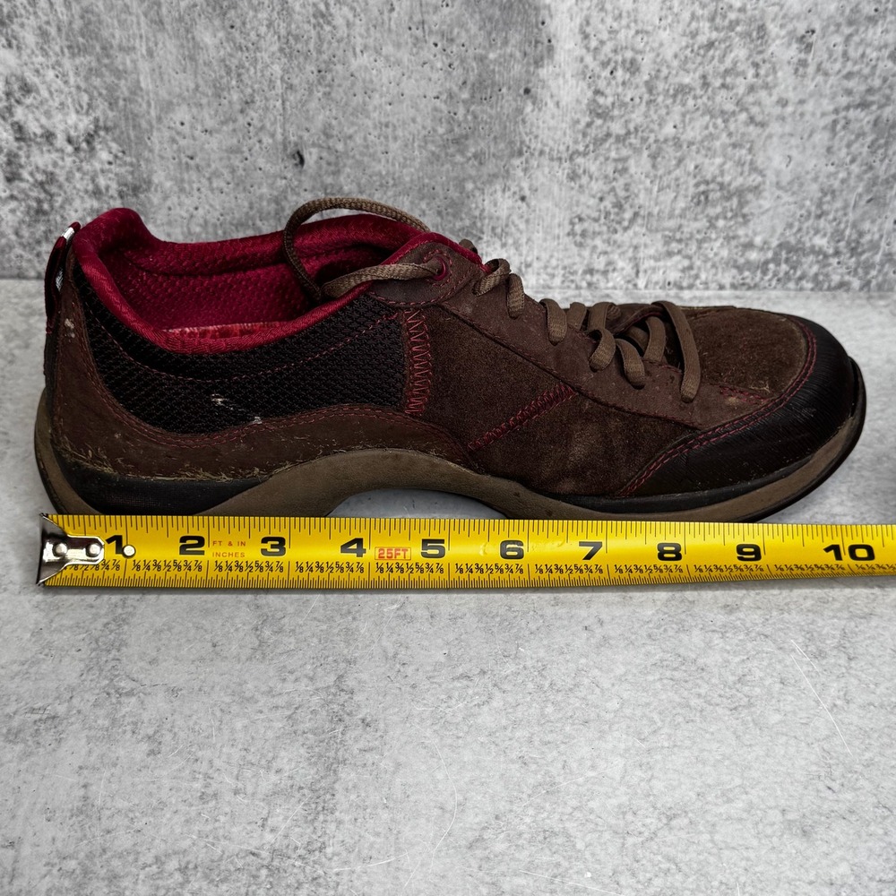 Dansko Brown Burgundy Suede Sabrina Lace Up Walking Shoes Sneakers Womens 39 - Picture 12 of 12